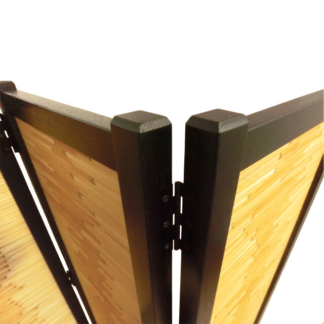 天然よし パーテーション わけあり 間仕切り コンパクト衝立 ブラック