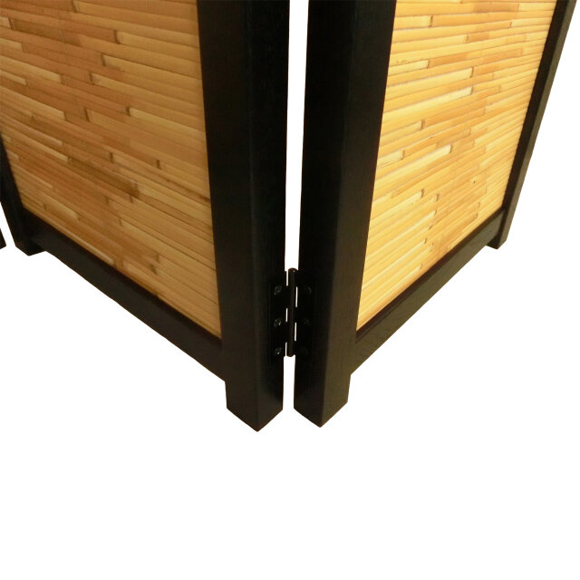 天然よし パーテーション わけあり 間仕切り コンパクト衝立 ブラック