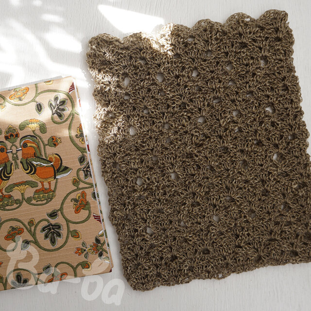 ばあば ♪ 透かし編みの、すけすけ袋（利久・SB22）