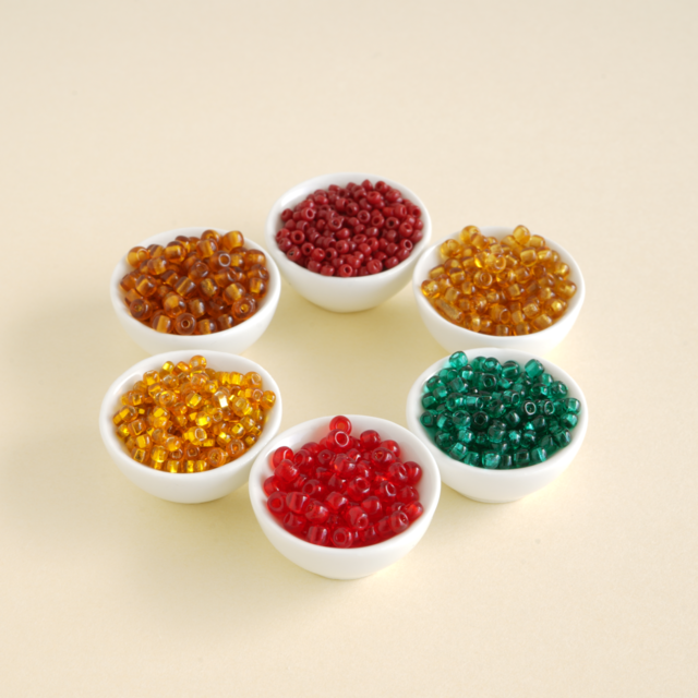 ヴィンテージ ベネチアンシードビーズ セット * 木の実 *セット