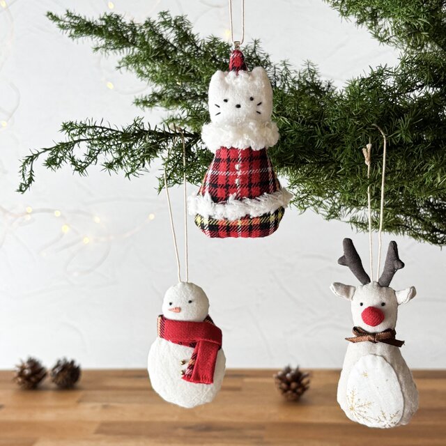 【どの子にする？】おとぼけ仲間のクリスマスオーナメント