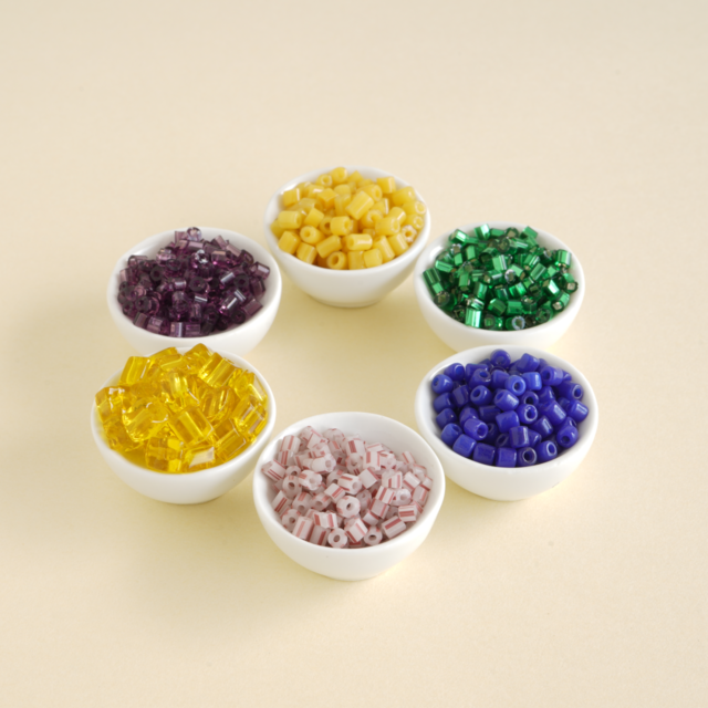 ヴィンテージ ベネチアンシードビーズ セット * カーニバルカラー *セット