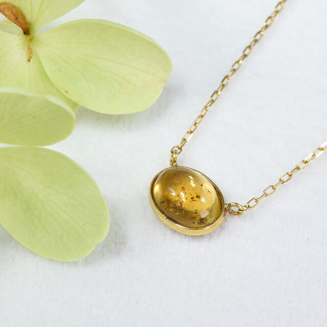 K18 イエロートルマリン ペンダント ネックレス CL001CIBSN | iichi