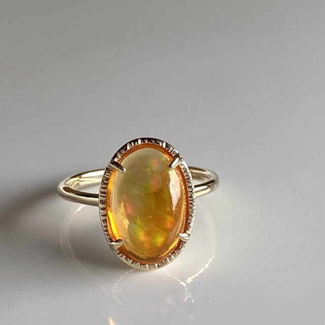 オパール　リング / k10