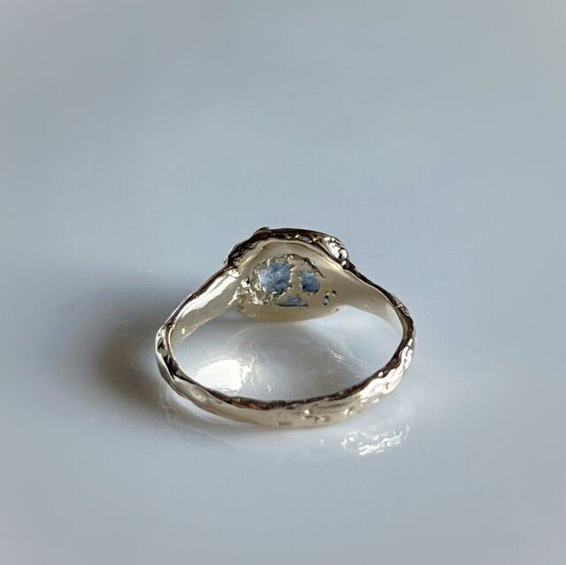 デュモルチェライトインクォーツ リング / k10 | iichi 日々の暮らしを