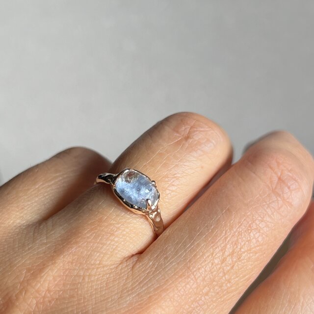 デュモルチェライトインクォーツ リング / k10 | iichi 日々の暮らしを
