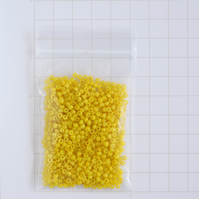 (13g) ヴィンテージ ベネチアンシードビーズ 9/0 イエロー