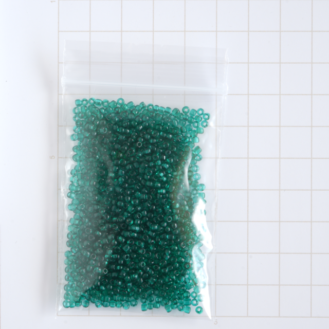 (13g)  ヴィンテージベネチアンシードビーズ　10/0　フォレストグリーン