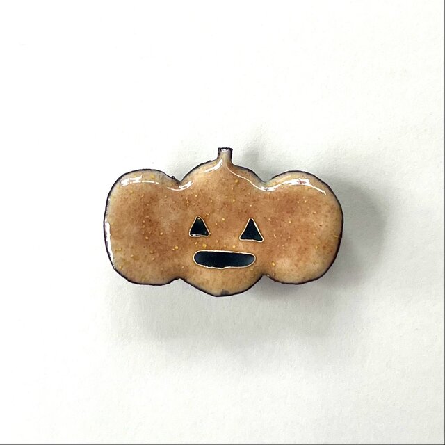 かぼちゃBブローチ
