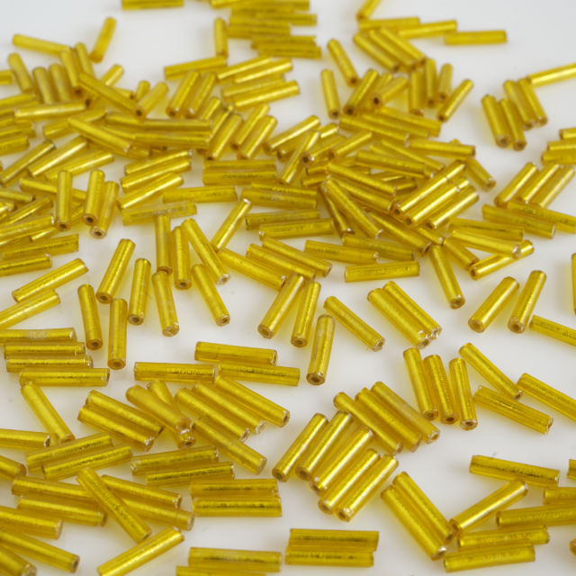 18g) ヴィンテージベネチアン 9mm 竹ビーズ ゴールド | iichi 日々の