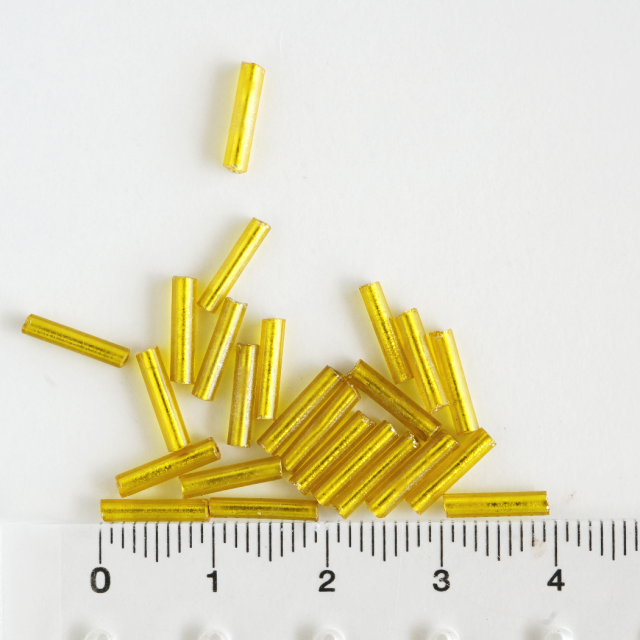 18g) ヴィンテージベネチアン 9mm 竹ビーズ ゴールド | iichi 日々の