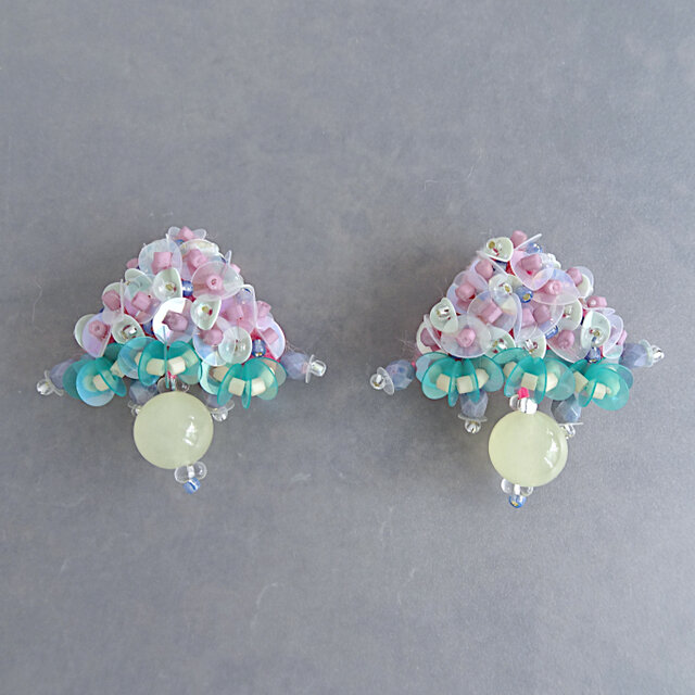 水の浮遊【イヤリング】