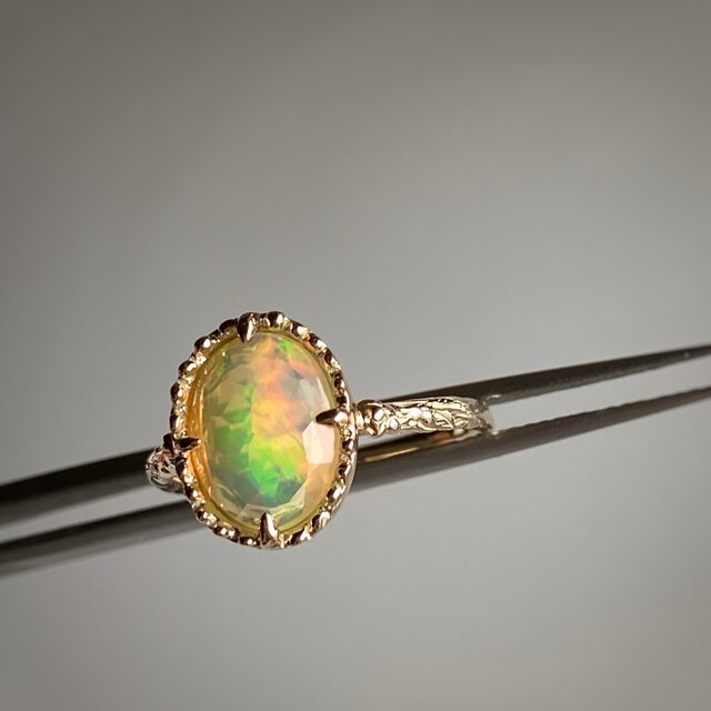 オパール　リング / k10