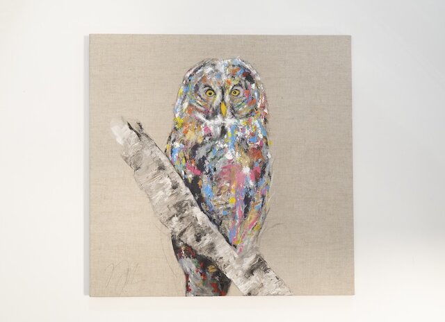 かっこいいフクロウさん OWL 海外作家 ロシア アーティストベア ハンドメイド owl / フクロウ | iichi 日々の暮らしを心地よくするハンドメイドや