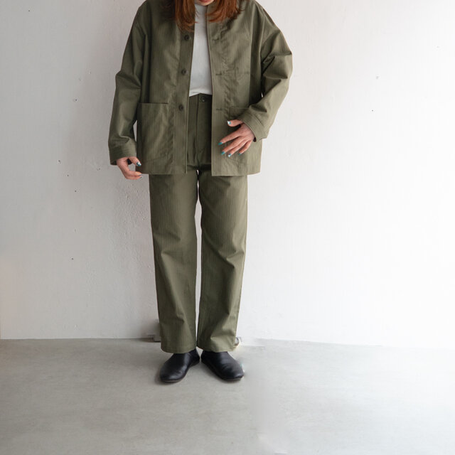 Y's for men コットンシャツジャケット オリーブ 3 カバーオール古着