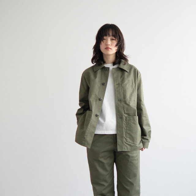 Y's for men コットンシャツジャケット オリーブ 3 カバーオール古着 Y's for men コットンシャツジャケット オリーブ 3 カバーオール