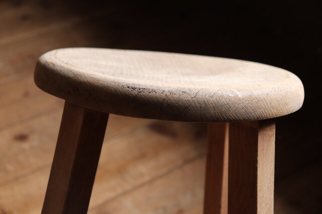 丸椅子　スツール　椅子　アンティーク　古道具 昭和レトロ丸椅子・スツール・木製チェア・古家具・古道具 | 旅
