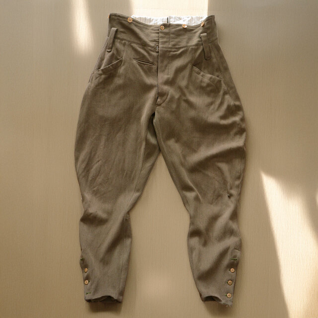 希少 1940s 未着用 日本軍 ジョッパーズ Japan Vintage★ 1940年代旧日本軍ジョッパーズパンツのデザインと歴史的価値を解説