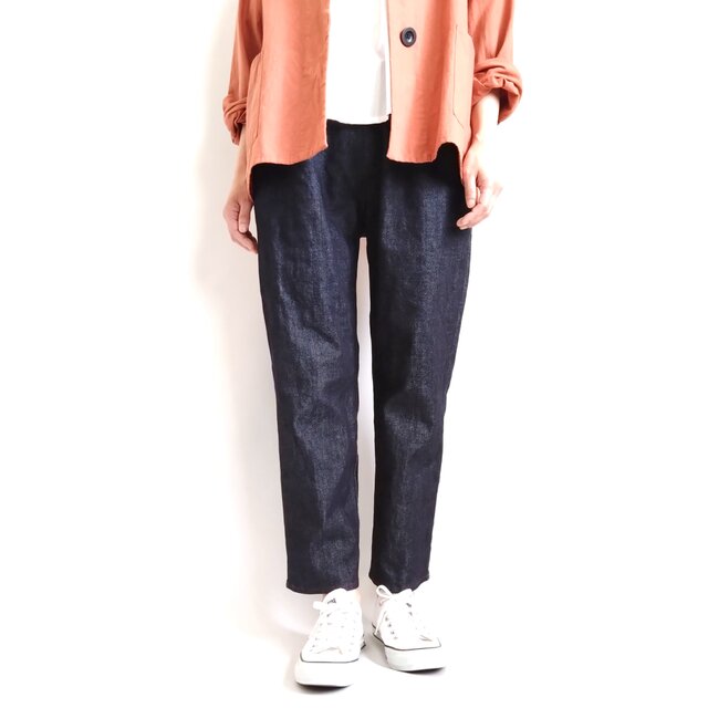 デニムのなんでもないパンツ  中厚 12oz  インディゴ