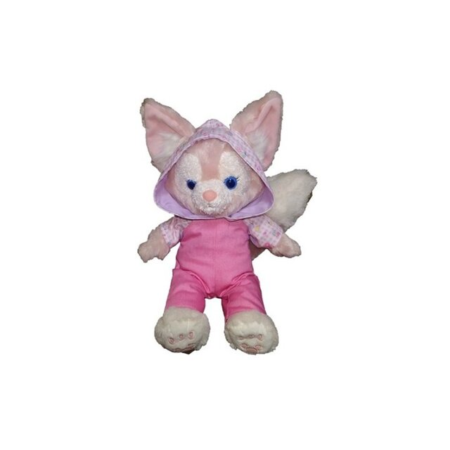 リーナベル コスチューム Ｓサイズ 耳開きパーカーTシャツ ＆ サロペット セット (ピンク＆パープル) (FELICE-L4)