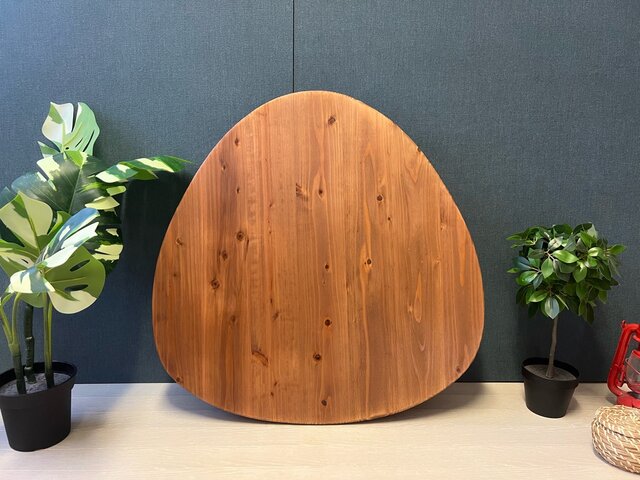 【送料無料】 ローテーブル おにぎり 約70cm 杉 ブラウン 折り畳み 木組脚 送料無料】 ローテーブル おにぎり 約70cm 杉 ブラウン 折り畳み 木組