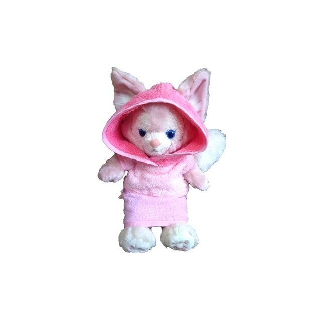 リーナベル コスチューム Ｓサイズ 耳開きノースリーブパーカー＆スカート セット (ピンク＆パープル) (FELICE-L13)