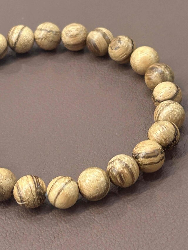 天然樹奇楠黄土沈香の手作りブレスレット高品質樹木香木AB1040 天然樹奇楠黄土沈香の手作りブレスレット高品質樹木香木AB1040