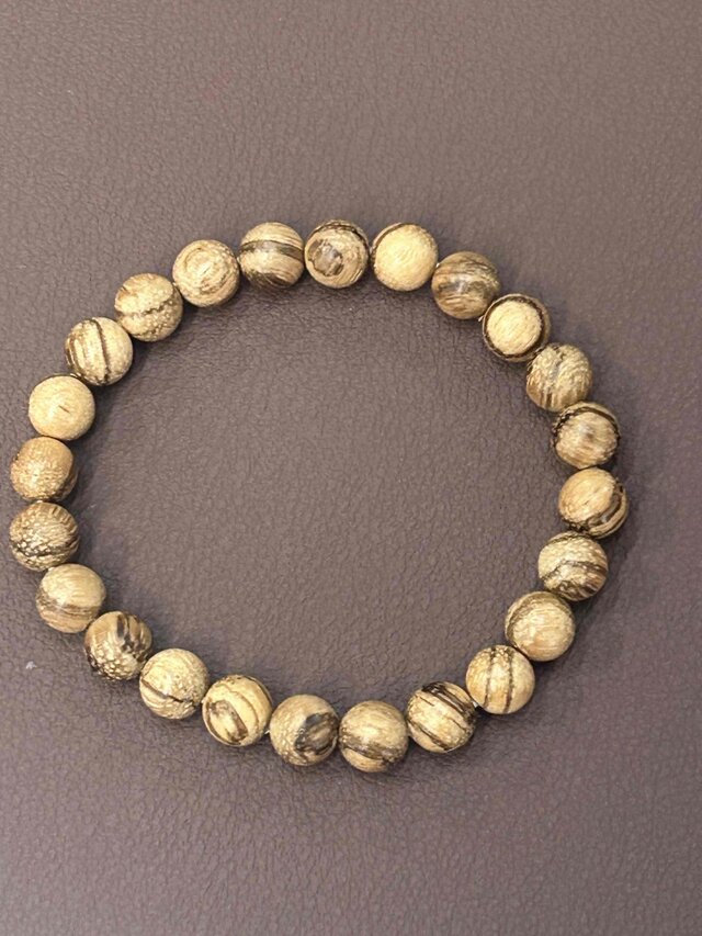 沈香 念珠ブレスレット 香木 お守り ほんのり香ります | iichi 日々の