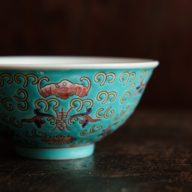 【中国 呉須 大鉢】 二点 蝙蝠 文人絵柄  アンティーク 鉢□呉洲赤絵 魅手鉢 赤絵 鳳凰 花鳥紋 ニュウ有 古い大鉢 時代物 骨董品□