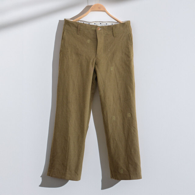 1940〜50年代頃 ジャパンヴィンテージ ウールトラウザーズ テーラー仕立て