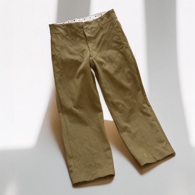 1940〜50年代頃 ジャパンヴィンテージ ウールトラウザーズ テーラー