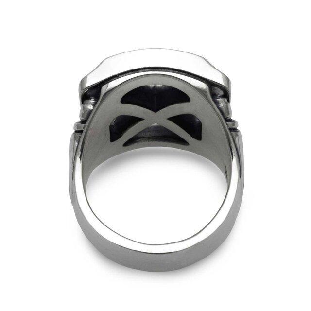 X/メカニカル/メンズリング/シルバー925 つけっぱなし/30号以上/男性へ