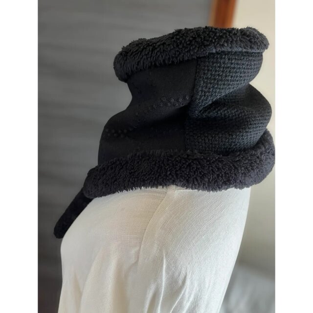 ミナペルホネン ハンドメイド ネックウォーマー rosy ミナペルホネン