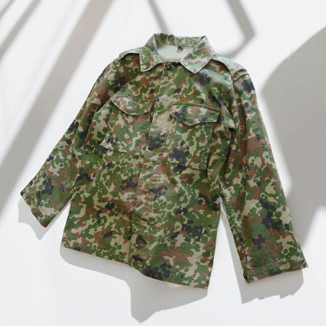1997年製 防衛庁 官給品 旧型 陸上自衛隊 作業服上衣 OD色 希少品 陸上