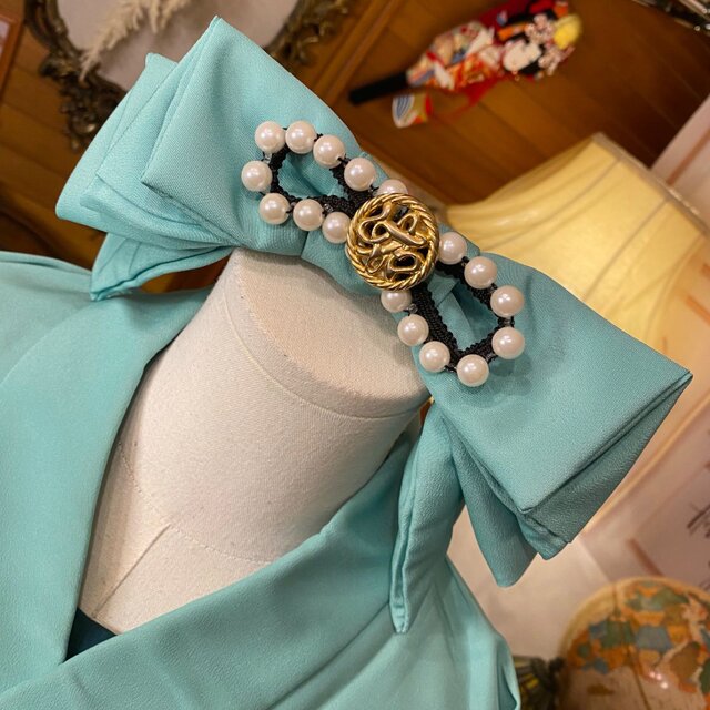 着物 ワンピース パーティー ドレス 和洋折衷 コラージュ リメイク  