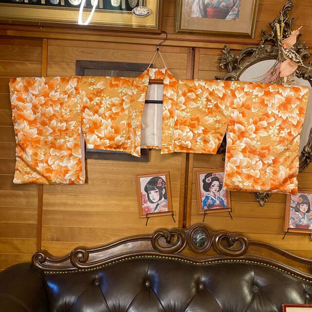 着物 ワンピース パーティー ドレス 和洋折衷 コラージュ リメイク