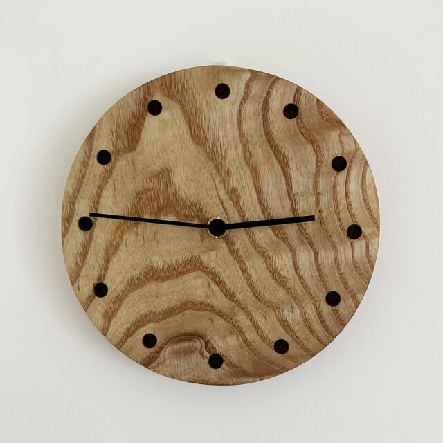 まんまるクロック／板目１