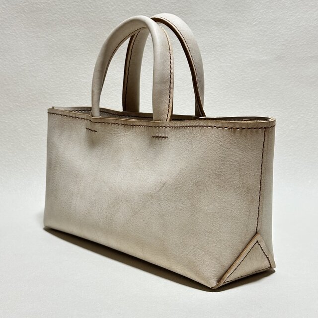 在庫品・即納可能】イタリア製牛革のしっかり横長トートバッグ