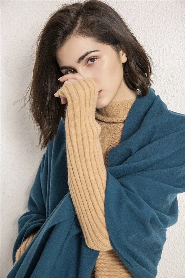 スヌード冬 ネックウォーマー スヌード マフラー レディ ストール カシミヤ100%  世界最高のカシミヤ