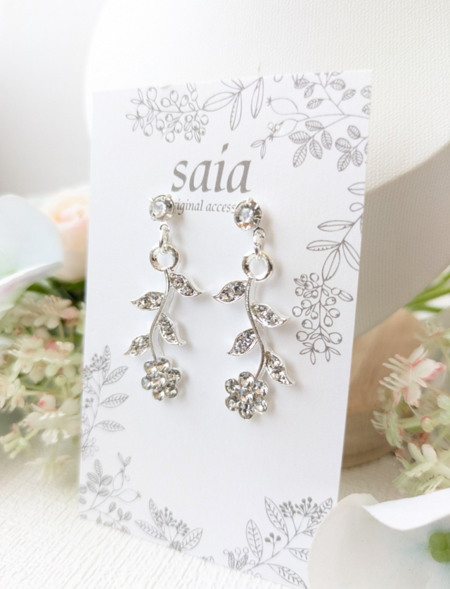 ブライダルアクセサリーセット tnp20710 フラワービジューのネックレス