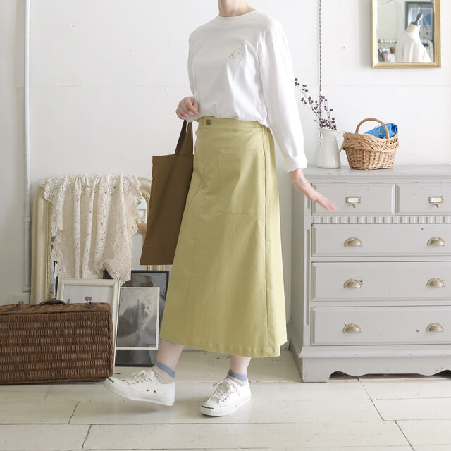 セイラースカート/ビンテージイエロー