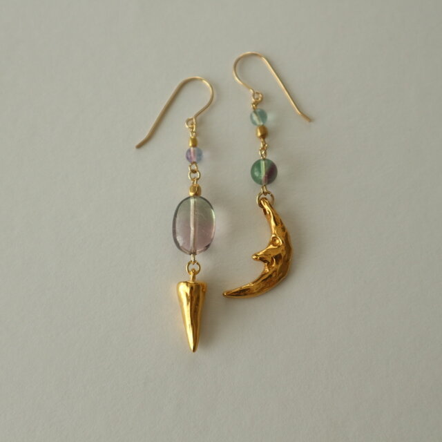 月のいる空＜ピアス（イヤリング）＞