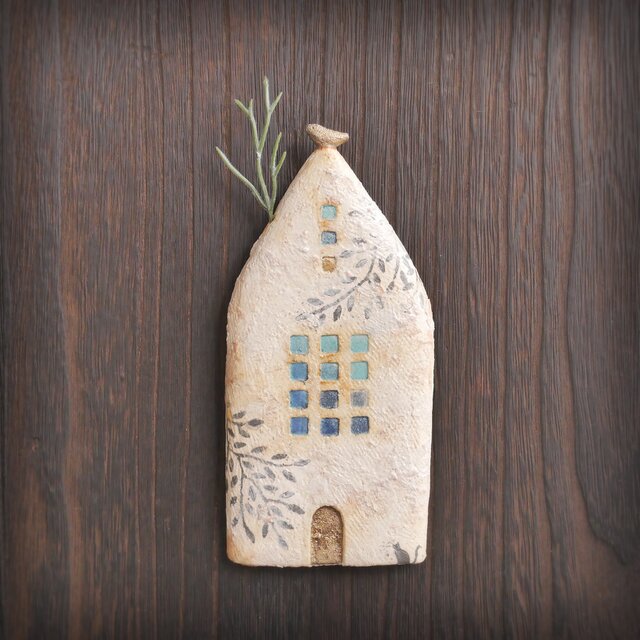 小鳥とおうち 壁掛け no.38 sugar coated