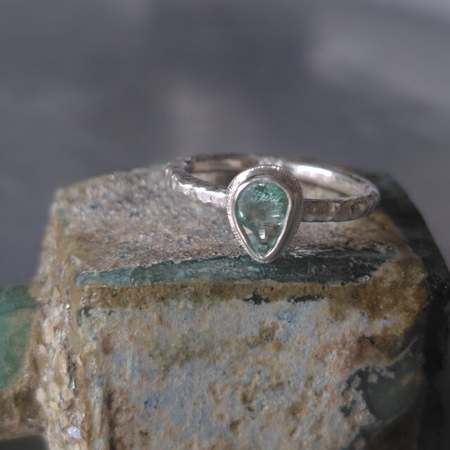 パライバトルマリンシルバーリング#9.5