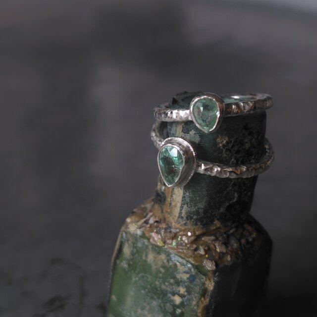 パライバトルマリンシルバーリング#9.5 | iichi 日々の暮らしを