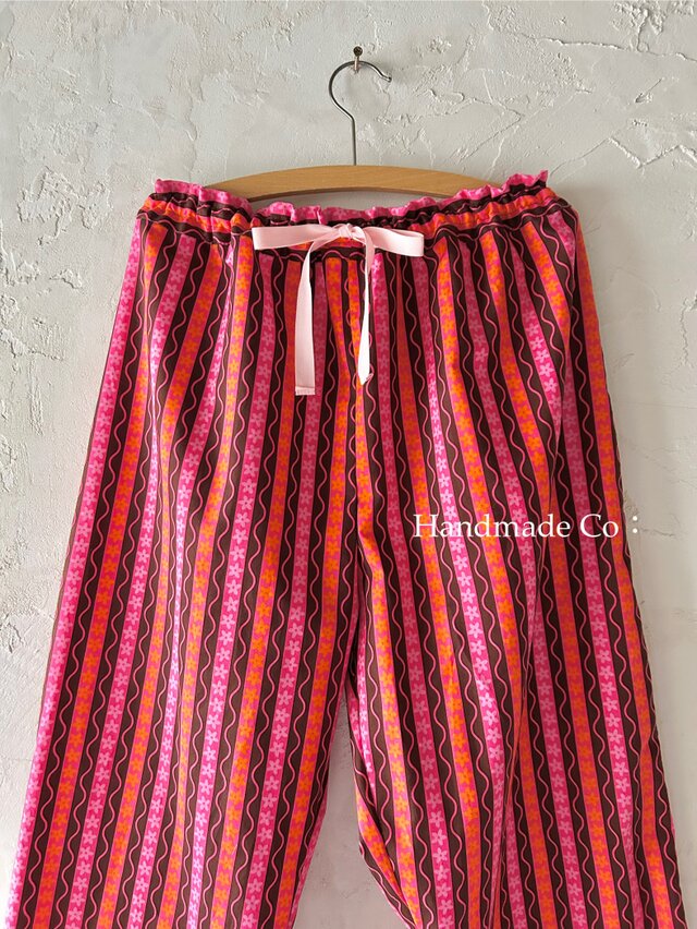 パジャマズボン : : Pink brown