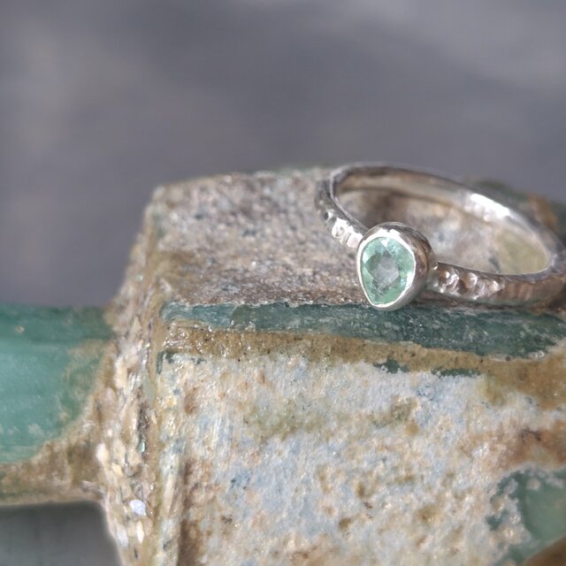 パライバトルマリンシルバーリング#6.5