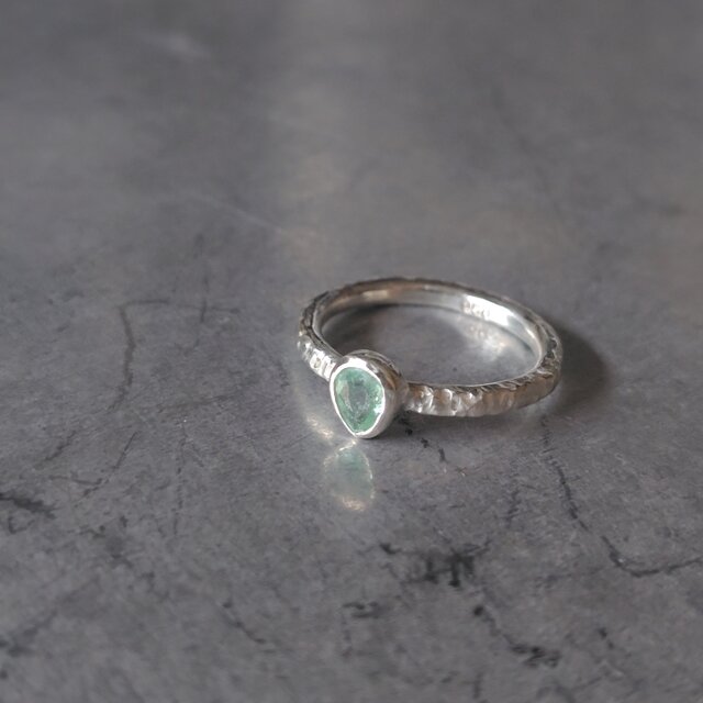 パライバトルマリン　シルバー　リング パライバトルマリンシルバーリング#6.5 | iichi 日々の暮らしを