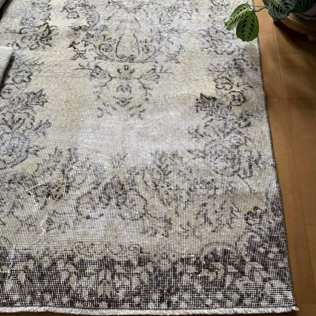 88×211 ナチュラルカラー　ブラウン　メダリオン　トルコヴィンテージラグ 88×211 ナチュラルカラー ブラウン メダリオン トルコ