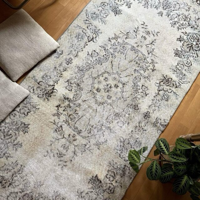 88×211 ナチュラルカラー　ブラウン　メダリオン　トルコヴィンテージラグ 88×211 ナチュラルカラー ブラウン メダリオン トルコヴィンテージラグ